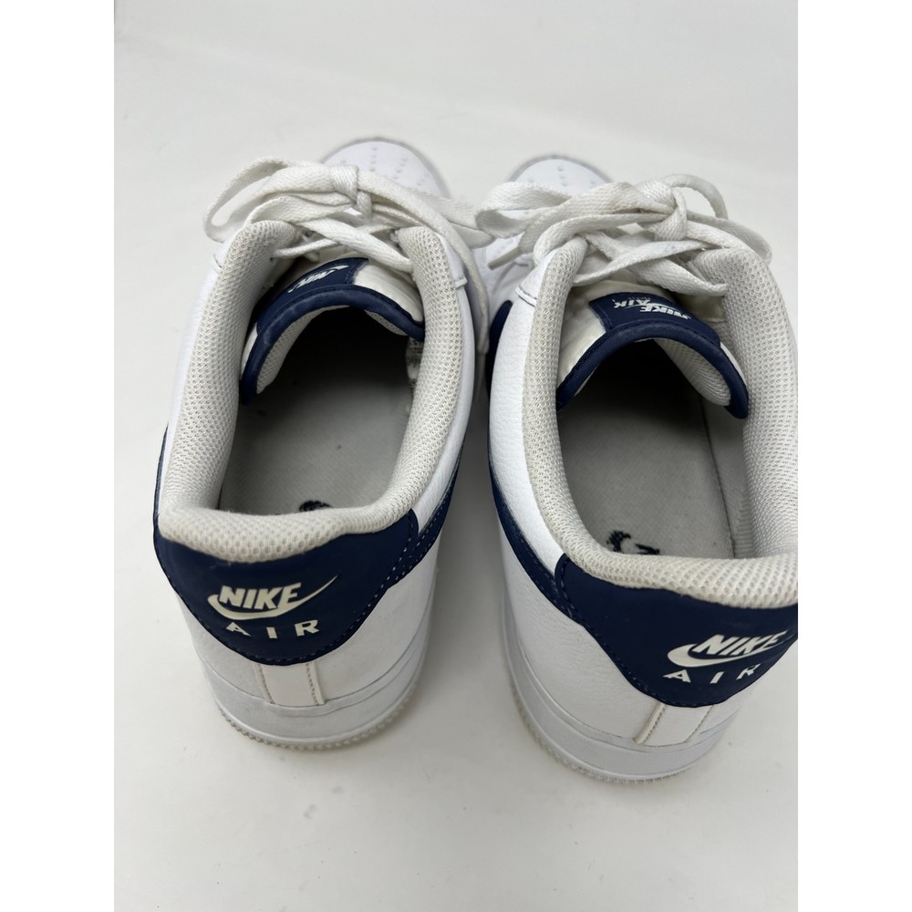 Nike sneakers Air Force 1 Low White 10 mens 2020 CJ1607-100 midnight navy shoes - Picture 9 of 11